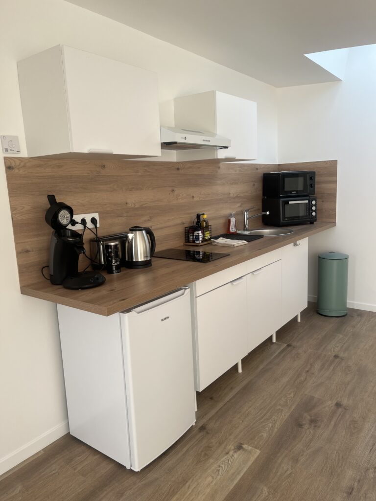 Coin cuisine dans la pièce de vie